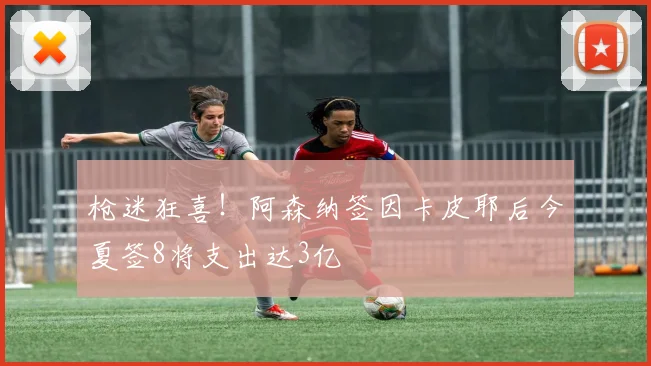 枪迷狂喜！阿森纳签因卡皮耶后今夏签8将支出达3亿